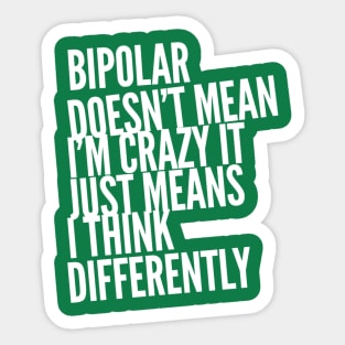 Bipolar Sticker